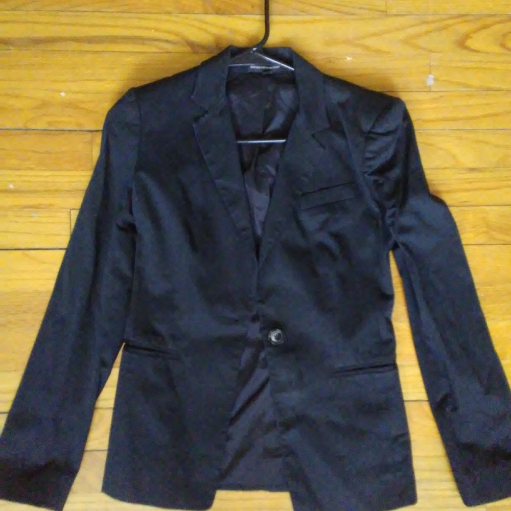 Express Design Studio BLACK Blazer Size 0